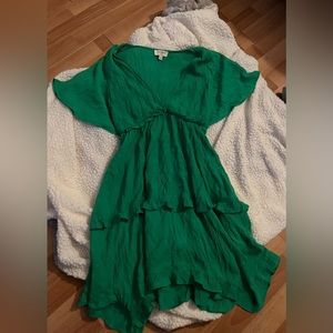Green dress